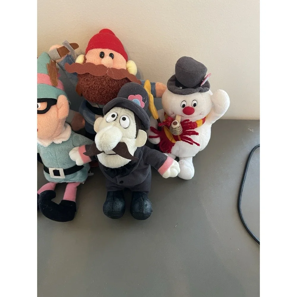 Yukon Cornelius Elf Frosty Etc Misfit Toys Stuffins 1999 Plush Vintage Lot Of 5